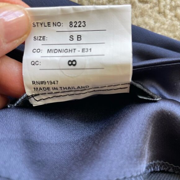 SOCIAL BRIDESMAIDS Halter Column Bridesmaids Gown Dress Size SB - Picture 4 of 8